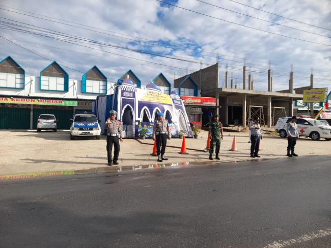 Pospam Kampar Kiri Siaga Penuh, Wujudkan Perjalanan Mudik yang Lancar dan Tertib