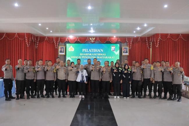 Wakapolres Buka Pelatihan PPM, Bhabinkamtibmas Polres Kampar Siap Jadi Garda Terdepan Pertolongan Me