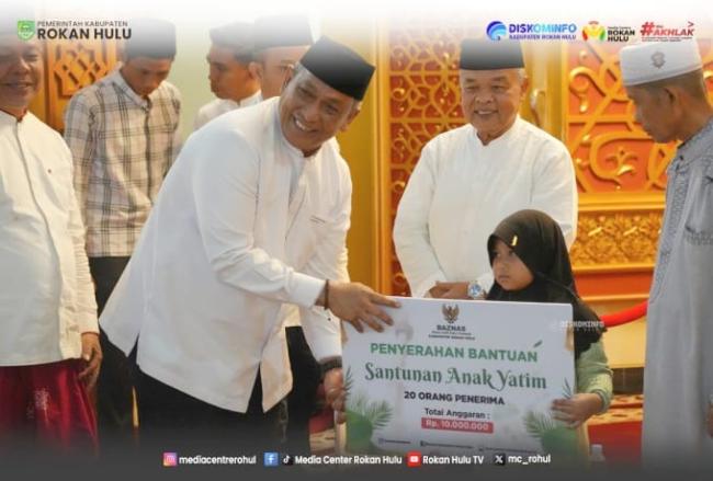 Malam Nuzulul Quran, Ikhtiar Bupati Anton Membangun Karakter Generasi Muda Rohul Lewat Cahaya Al-Qur