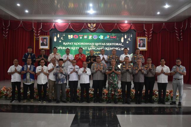 Kapolres Kampar Pimpin Rapat Koordinasi Operasi Ketupat Lancang Kuning 2026, Perkuat Sinergi Jelang