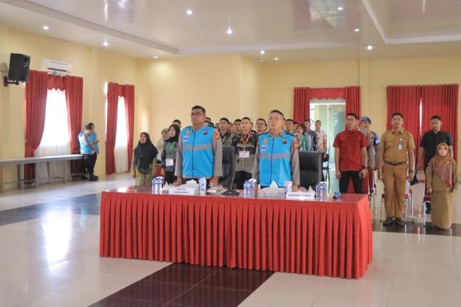 Kapolres Kampar Saksikan Penandatanganan Pakta Integritas & Sumpah Seleksi Calon Anggota Polri TA 20