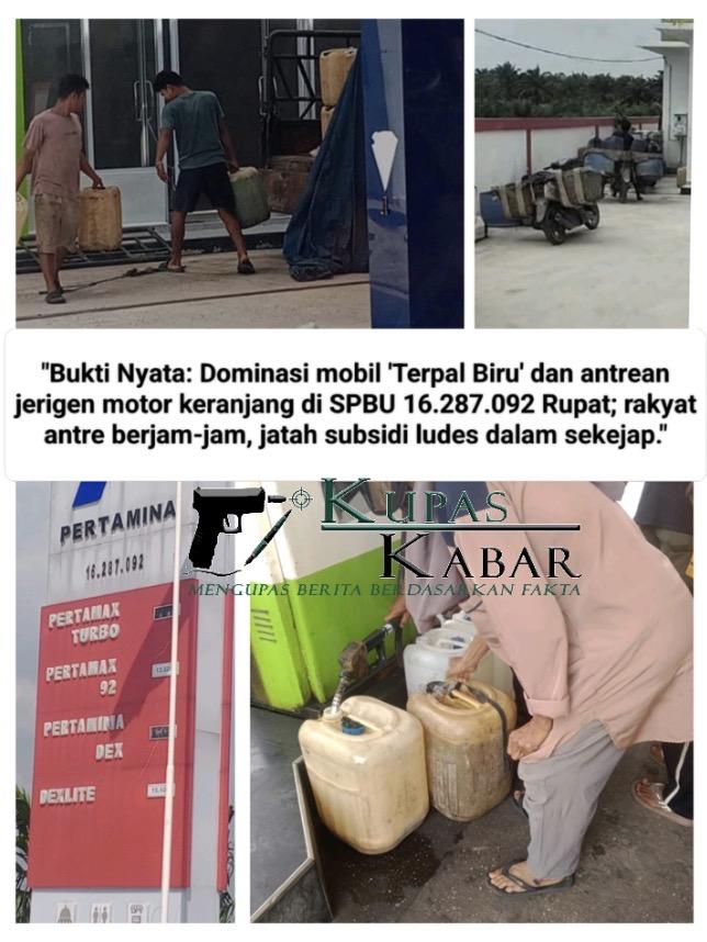 Usut Mafia BBM di Tanjung Kapal: SPBU 16.287.092 Terancam Pasal 55 UU Migas Terkait Dugaan Penyelewe