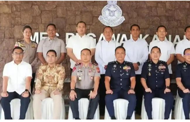 Kapolda Riau Bertemu Ketua Polis Melaka, Bahas Penguatan Sinergi Keamanan Selat Malaka