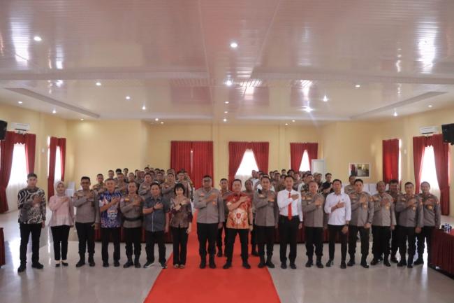 Kapolres Kampar Sambut Tim Bidkum Polda Riau, Gelar Sosialisasi Hukum KUHP dan KUHAP Terbaru